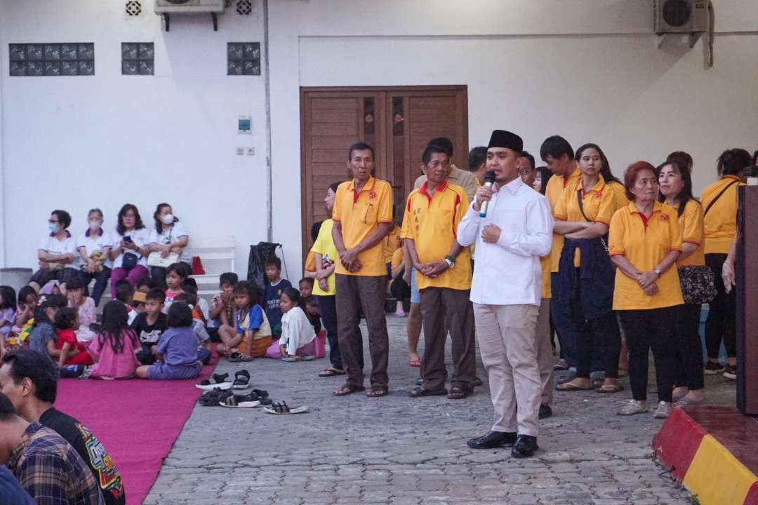 Wakil Walikota Pasuruan, Adi Wibowo hadiri buka puasa bersama di Klenteng Tjoe Tiek Kiong. (Foto: Pemkot Pasuruan)