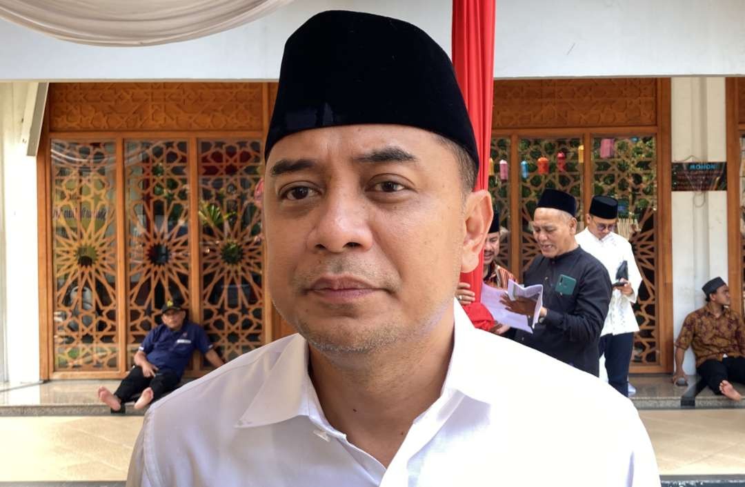 Walikota Surabaya, Eri Cahyadi menghimbau warga Surabaya agar tak melakukan talbir keliling. (Foto: Pita Sari/Ngopibareng.id)
