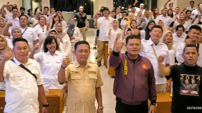 Ketua DPC Partai Gerindra Kota Kediri, Katino, mengaku telah menjalin komunikasi dengan pimpinan partai lain untuk koalisi Pilwali 2024. (Foto: Fendhy Lesmana/Ngopibareng.id)