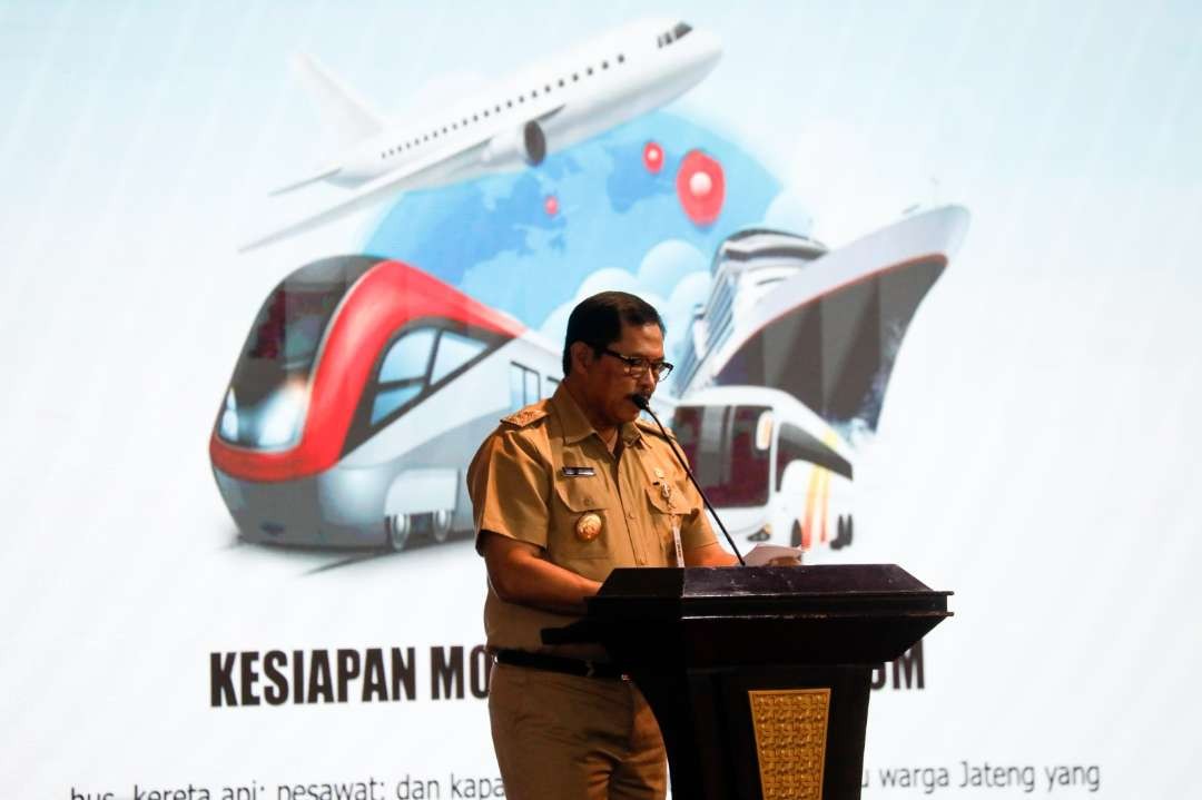 Penjabat (Pj) Gubernur Jawa Tengah, Nana Sudjana memastikan Provinsi Jawa Tengah siap menyambut arus mudik dan balik lebaran 2024. (Foto: Pemprov Jateng)