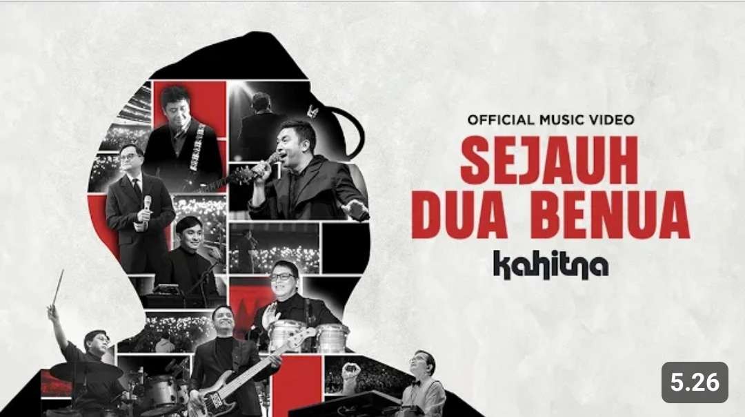 Kahitna, grup pop Indonesia, merilis single remake Sejauh Dua Benua yang pernah dipopulerkan oleh Arsy Widianto dan Brisia Jodie, karya Yovie Widiyanto, keyboardis sekaligus pencipta lagu-lagu hits Kahitna. (Foto: YouTube)