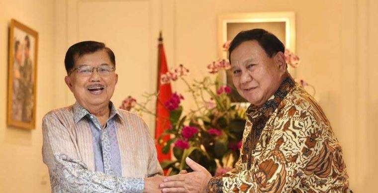 Wakil Presiden ke-10 dan 12 RI Jusuf Kalla (JK) pun memberikan ucapan selamat kepada Prabowo dan Gibran, Presiden dan Wakil Presiden RI terpilih Pemilu 2024. (Foto: Istimewa)