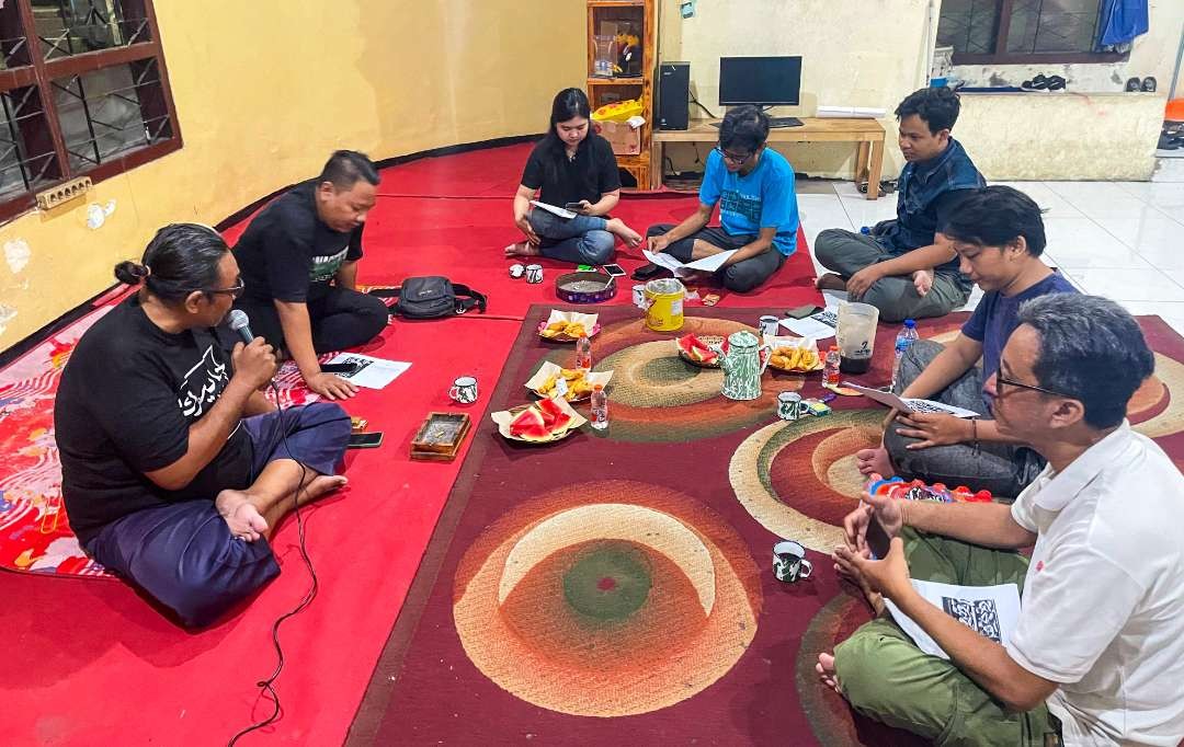 Diskusi Sejarah Pendidikan di Sidoarjo, Bersama Forwas (Foto :Aini/Ngopibareng.id)