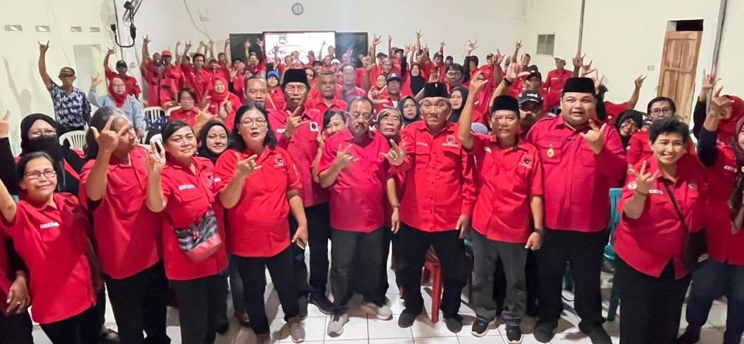 Kader banteng Surabaya rapatkan barisan jelang Pilkada 2024. (Foto: PDIP Kota Surabaya)