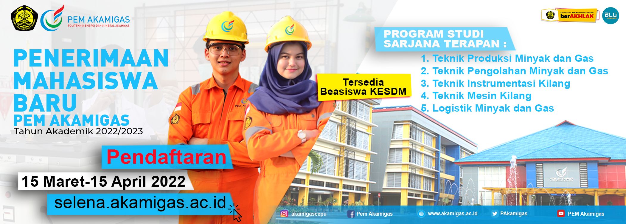 Penerimaan Mahasiswa Baru PEM Akamigas